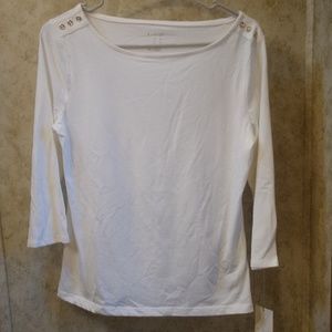 NWT New cream top